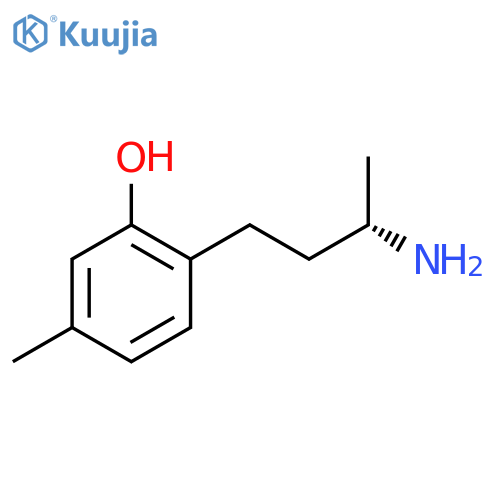 2-(3S)-3-aminobutyl-5-methylphenol structure
