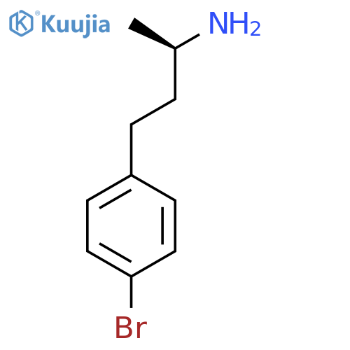 (2R)-4-(4-bromophenyl)butan-2-amine structure