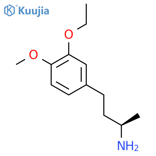 (2R)-4-(3-ethoxy-4-methoxyphenyl)butan-2-amine structure