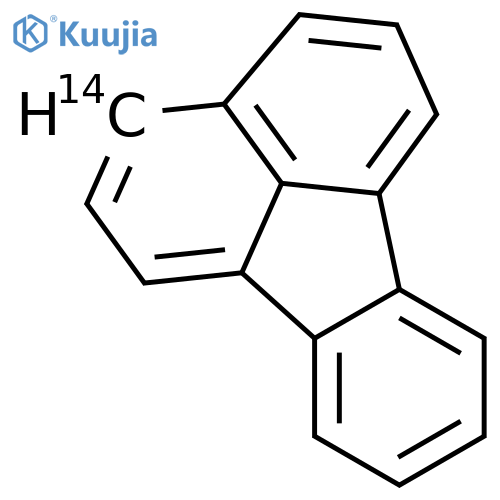 Fluoranthene-3-14C(9CI) structure