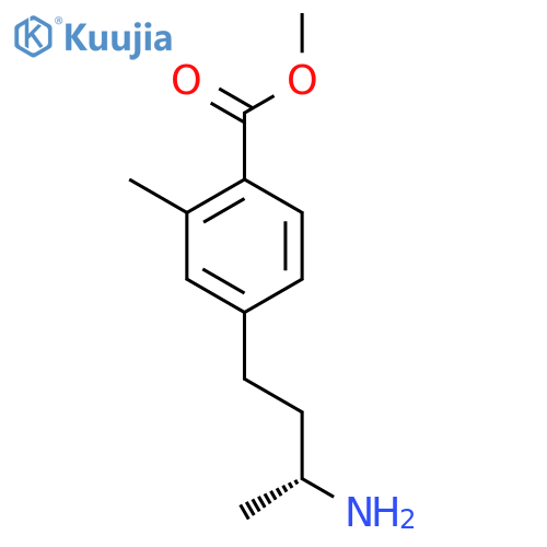 methyl 4-(3R)-3-aminobutyl-2-methylbenzoate structure
