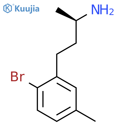 (2R)-4-(2-bromo-5-methylphenyl)butan-2-amine structure