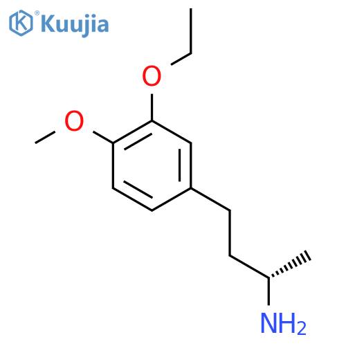 (2S)-4-(3-ethoxy-4-methoxyphenyl)butan-2-amine structure