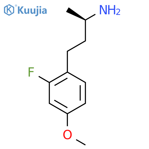 (2R)-4-(2-fluoro-4-methoxyphenyl)butan-2-amine structure