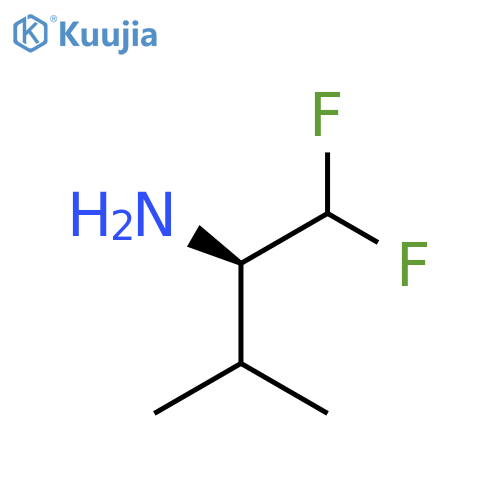 (2r)-1,1-Difluoro-3-methylbutan-2-amine structure