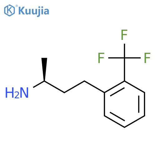 (2S)-4-2-(trifluoromethyl)phenylbutan-2-amine structure