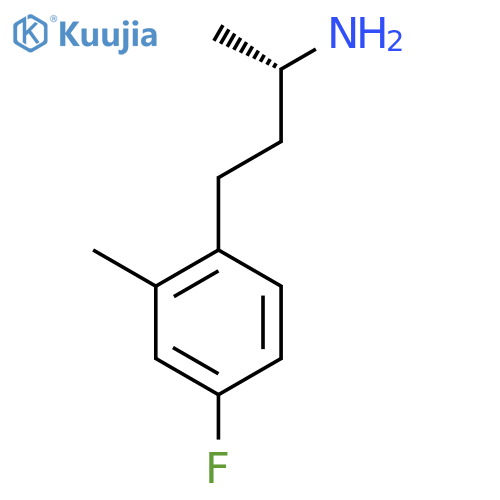 (2S)-4-(4-fluoro-2-methylphenyl)butan-2-amine structure