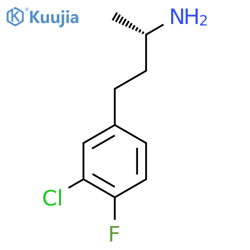 (2s)-4-(3-Chloro-4-fluorophenyl)butan-2-amine structure