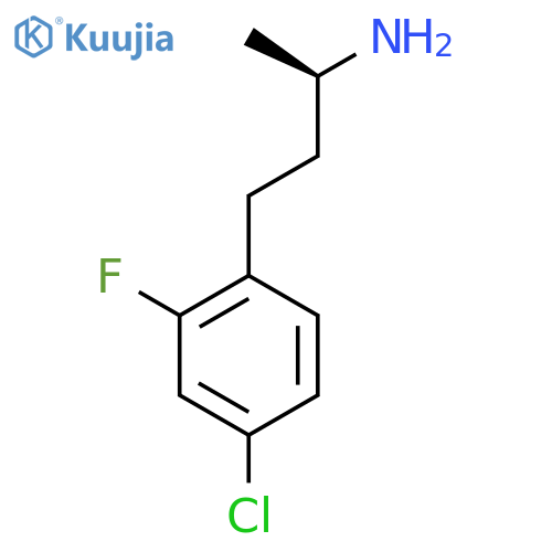 (2R)-4-(4-chloro-2-fluorophenyl)butan-2-amine structure