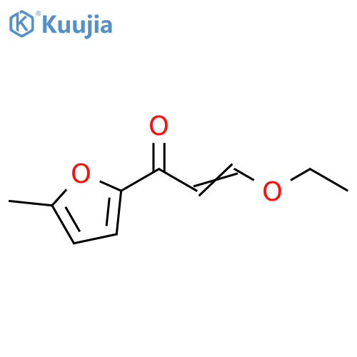 3-ethoxy-1-(5-methylfuran-2-yl)prop-2-en-1-one structure
