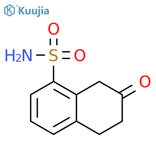 7-Oxo-5,6,7,8-tetrahydronaphthalene-1-sulfonamide structure