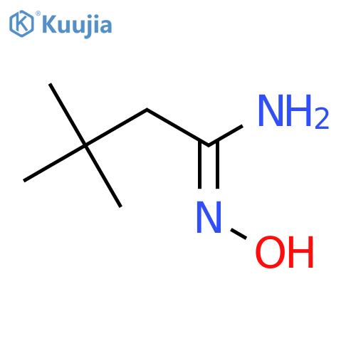 N'-Hydroxy-3,3-dimethylbutanimidamide structure