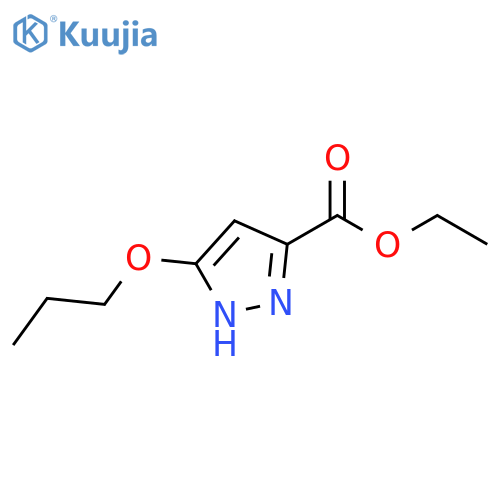 5-Propoxy-1H-pyrazole-3-carboxylic acid ethyl ester structure
