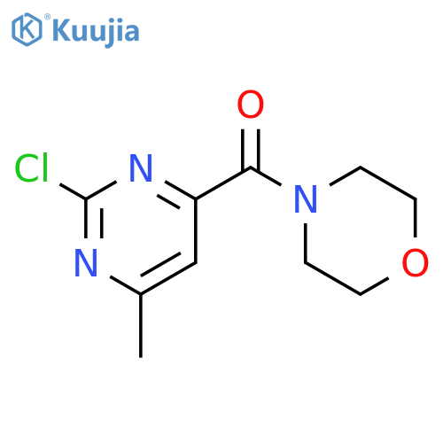 (2-Chloro-6-methyl-pyrimidin-4-yl)-morpholin-4-yl-methanone structure