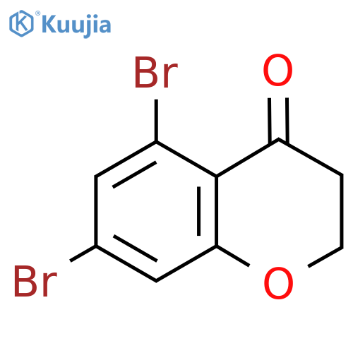 5,7-Dibromochroman-4-one structure
