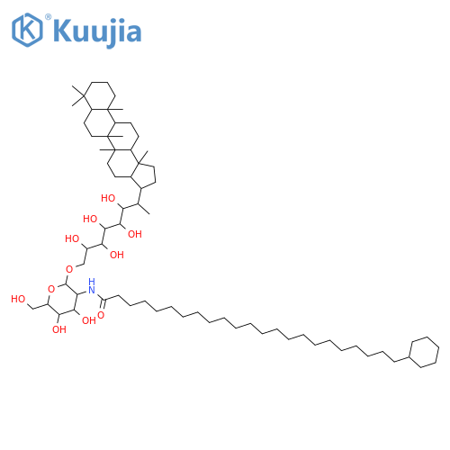29-(1,2,3,4,5-Pentahydroxypentyl)-29-hopanol; (22S,29R,31R,32R,33S,34S)-form, 35-O-[2-Deoxy-2-[(23-cyclohexyltricosanoyl)amino]-β-D-mannopyranoside] structure