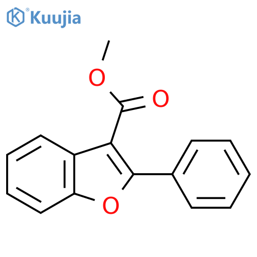 Methyl 2-phenylbenzofuran-3-carboxylate structure