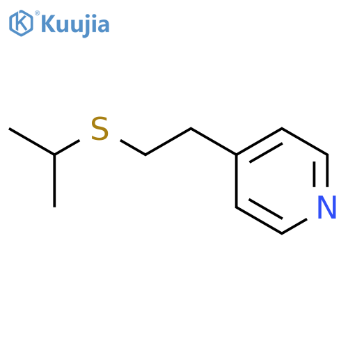 4-{2-[(1-methylethyl)sulfanyl]ethyl}pyridine structure