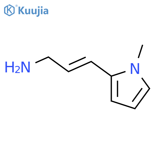 3-(1-methyl-1H-pyrrol-2-yl)prop-2-en-1-amine structure