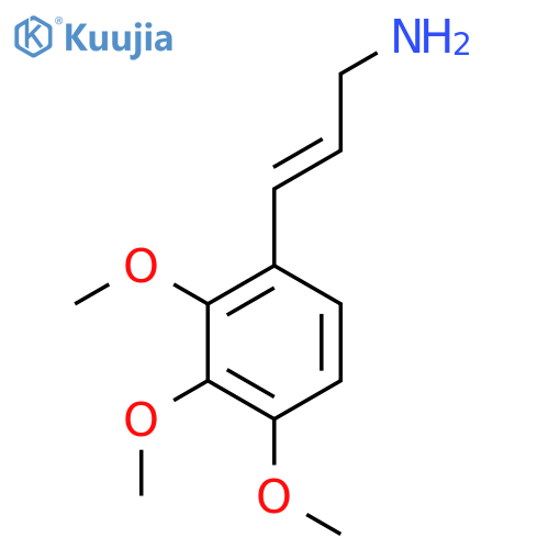 3-(2,3,4-trimethoxyphenyl)prop-2-en-1-amine structure