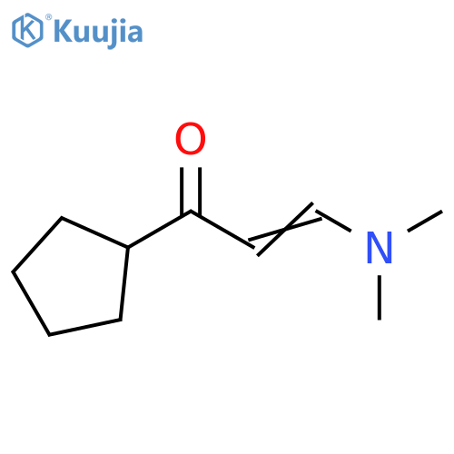 1-cyclopentyl-3-(dimethylamino)prop-2-en-1-one structure