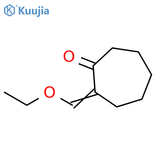 2-(ethoxymethylidene)cycloheptan-1-one structure