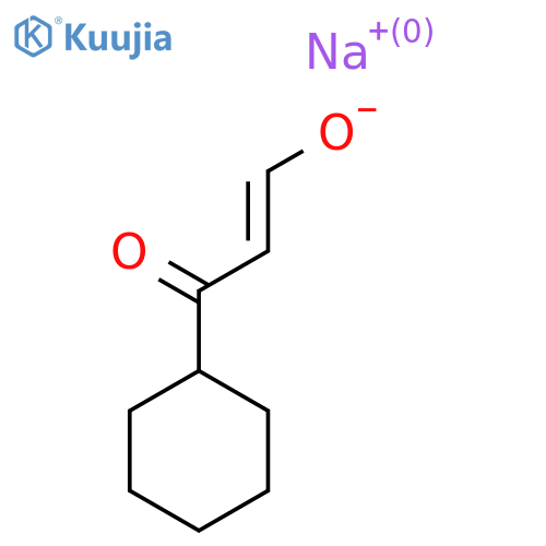 1-cyclohexyl-3-hydroxy-prop-2-en-1-one;sodium salt structure