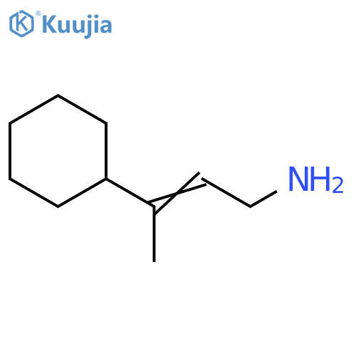 2-Buten-1-amine, 3-cyclohexyl- structure
