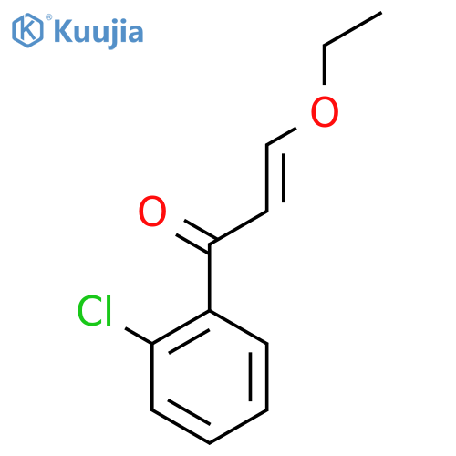 1-(2-chlorophenyl)-3-ethoxyprop-2-en-1-one structure