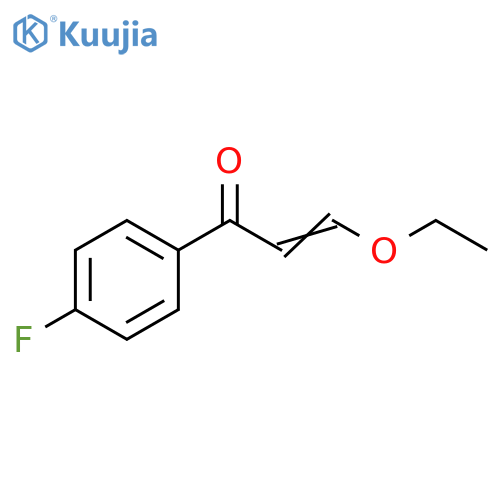 2-Propen-1-one, 3-ethoxy-1-(4-fluorophenyl)- structure