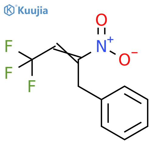 (4,4,4-trifluoro-2-nitrobut-2-en-1-yl)benzene structure