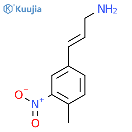 3-(4-Methyl-3-nitrophenyl)prop-2-en-1-amine structure