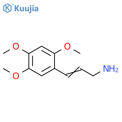 3-(2,4,5-trimethoxyphenyl)prop-2-en-1-amine structure