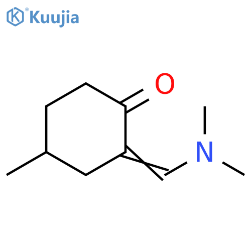 2-(dimethylamino)methylidene-4-methylcyclohexan-1-one structure