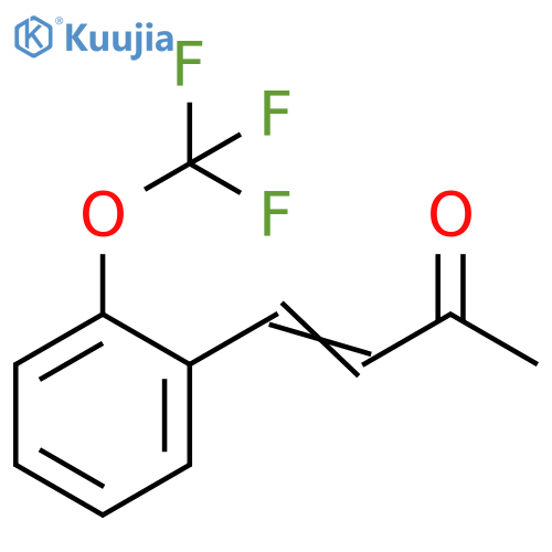 4-2-(trifluoromethoxy)phenylbut-3-en-2-one structure