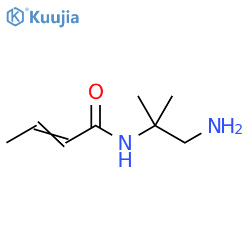2-Butenamide, N-(2-amino-1,1-dimethylethyl)- structure