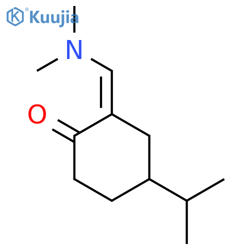 2-(dimethylamino)methylidene-4-(propan-2-yl)cyclohexan-1-one structure