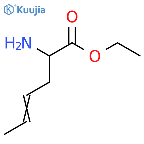 ethyl 2-aminohex-4-enoate structure