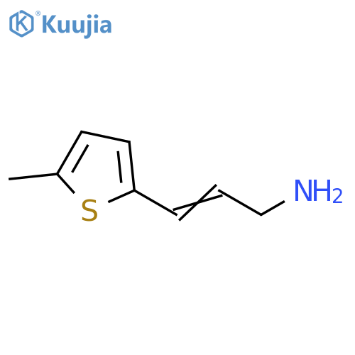 3-(5-methylthiophen-2-yl)prop-2-en-1-amine structure