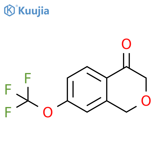 7-Trifluoromethoxy-isochroman-4-one structure