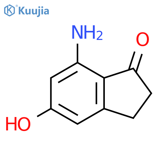 7-Amino-5-hydroxy-indan-1-one structure