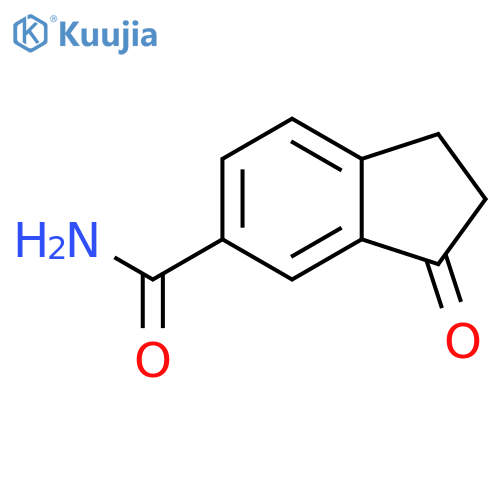 3-Oxo-2,3-dihydro-1H-indene-5-carboxamide structure