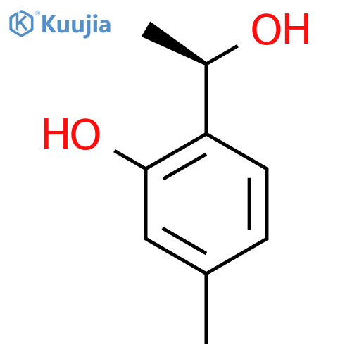 2-(1R)-1-hydroxyethyl-5-methylphenol structure