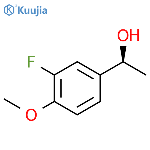 (1S)-1-(3-fluoro-4-methoxyphenyl)ethan-1-ol structure