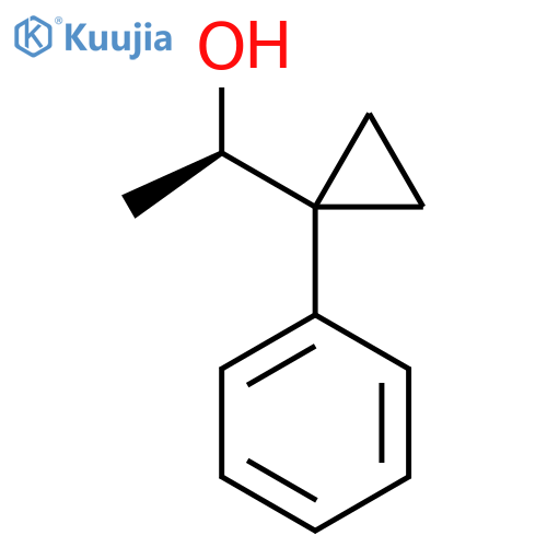 (1R)-1-(1-phenylcyclopropyl)ethan-1-ol structure