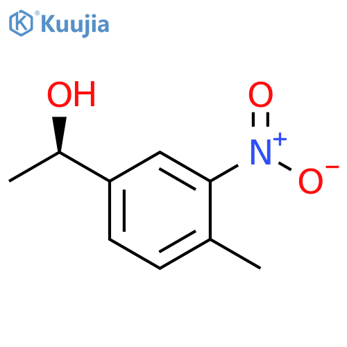 (1R)-1-(4-methyl-3-nitrophenyl)ethan-1-ol structure