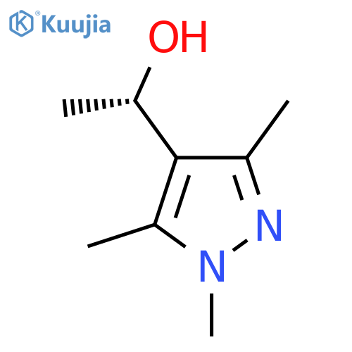 (1S)-1-(trimethyl-1H-pyrazol-4-yl)ethan-1-ol structure