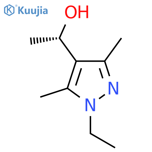 (1S)-1-(1-ethyl-3,5-dimethyl-1H-pyrazol-4-yl)ethan-1-ol structure