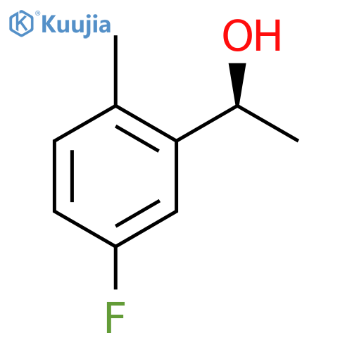 (1S)-1-(5-fluoro-2-methylphenyl)ethan-1-ol structure