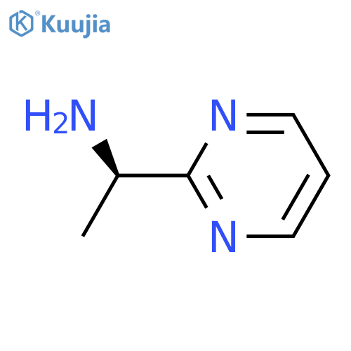 (1R)-1-pyrimidin-2-ylethanamine structure